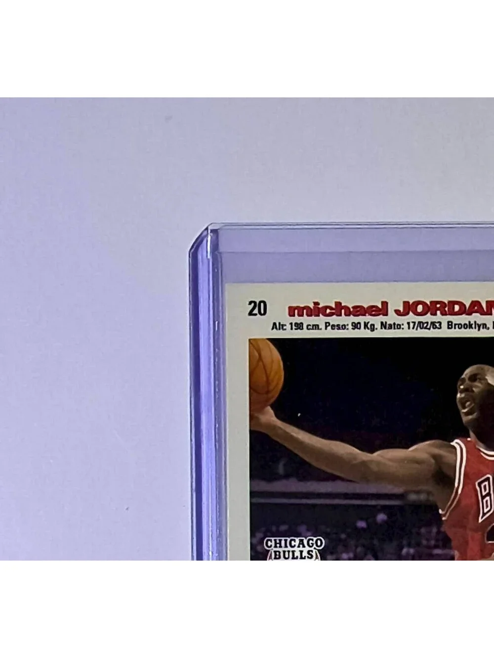 Michael Jordan 1995-96 Upper Deck Collector's Choice #20 Card Chicago Bulls